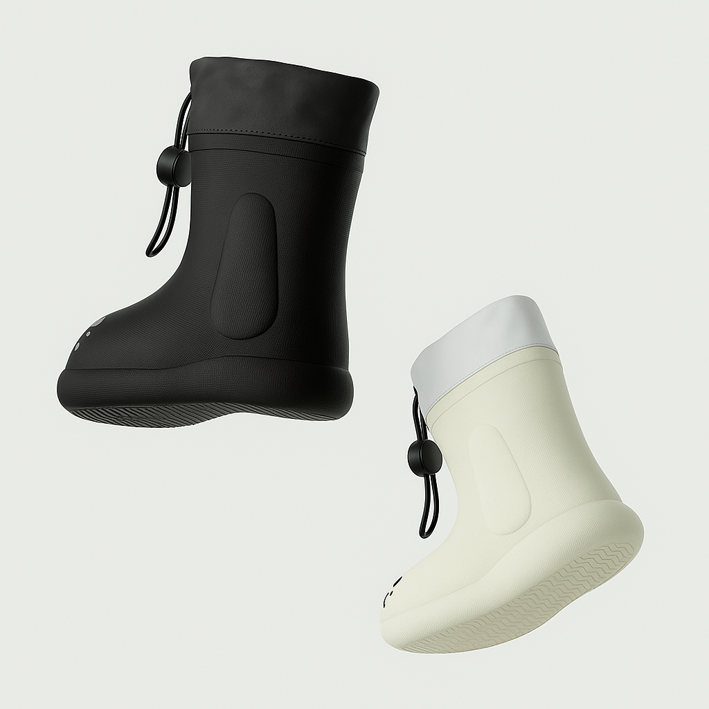 Premium Toddler Rain Boots– Kids EVA Outdoor Shoes - Puppy Paw