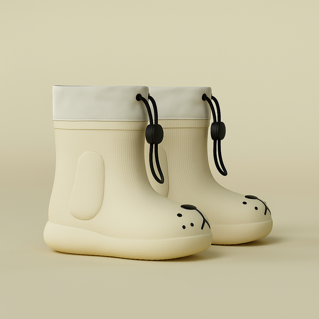 Premium Toddler Rain Boots– Kids EVA Outdoor Shoes - Puppy Paw