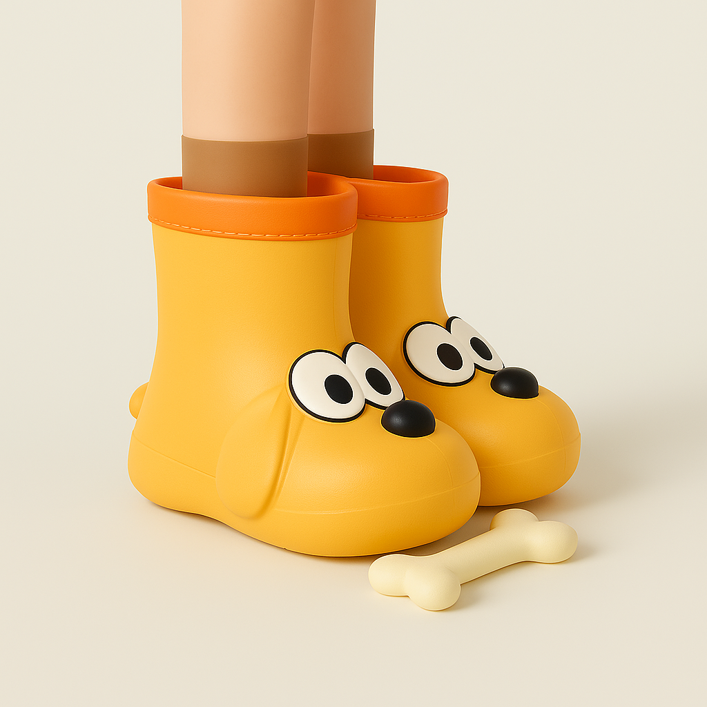 Premium Toddler Rain Boots– Kids EVA Outdoor Shoes - Doggy Paw