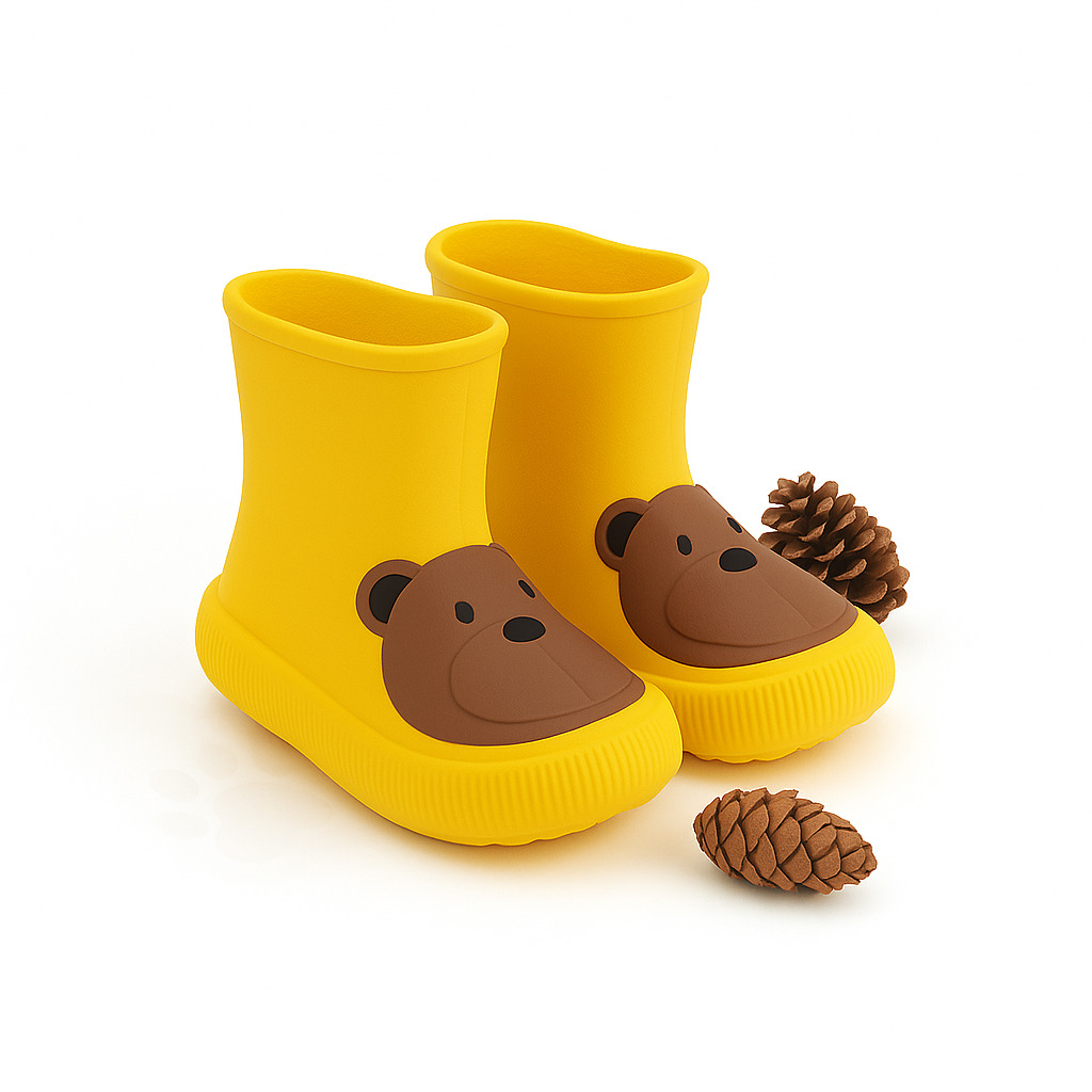Premium Toddler Rain Boots– Kids EVA Outdoor Shoes - Bear Paw